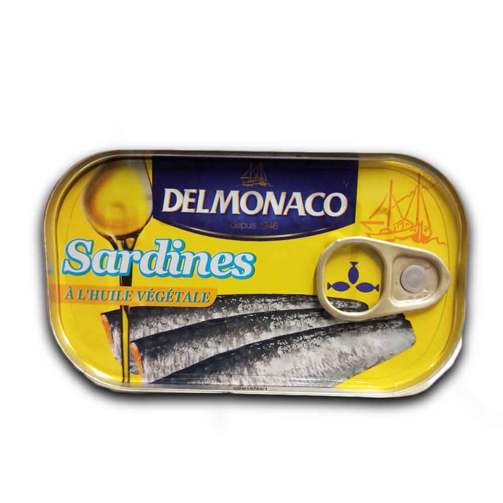 202525.jpg DELMONACO SARDINER I OLJA 125G - Bild 1