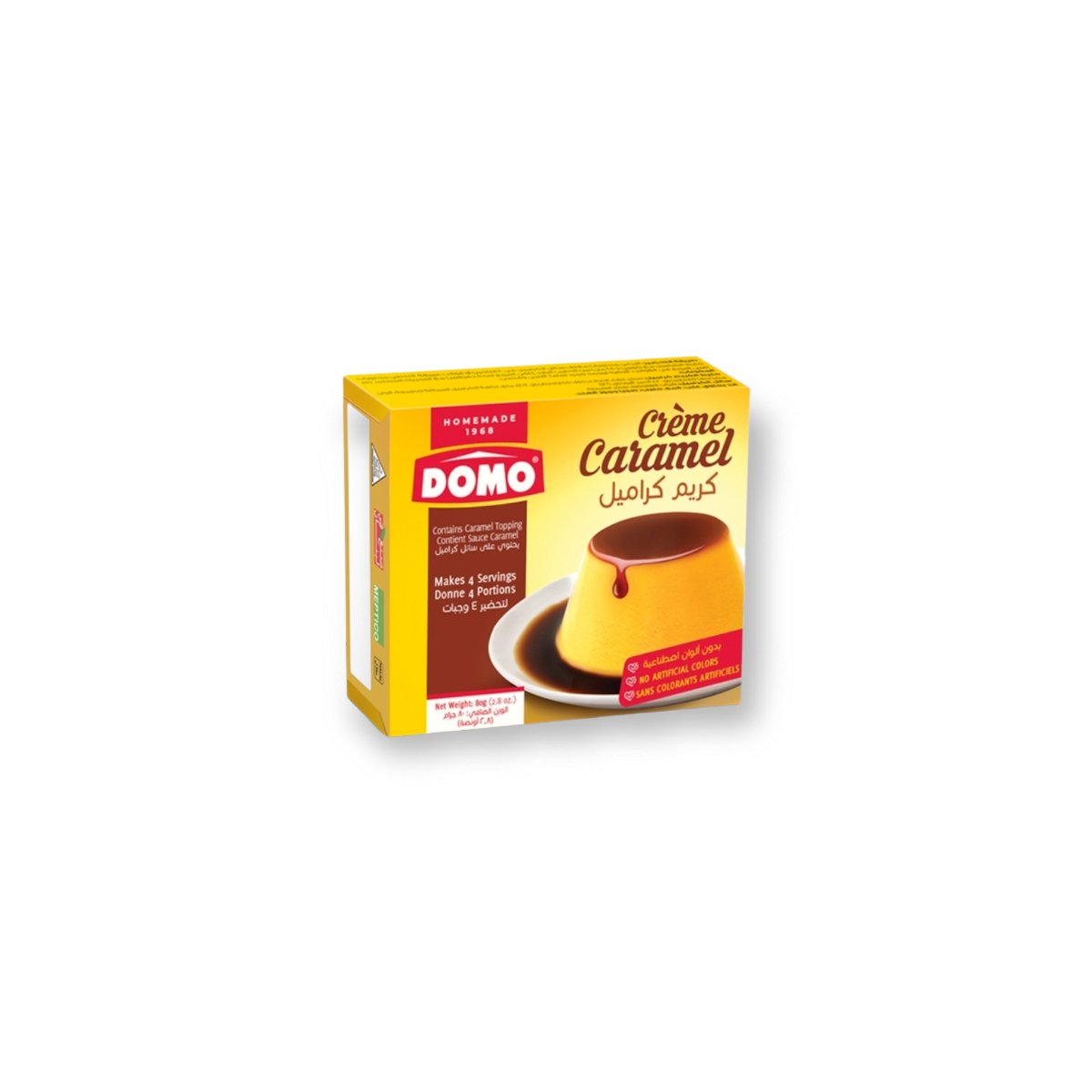 55054-1.jpg DOMO CREME CARAMEL 80G - الصورة 1