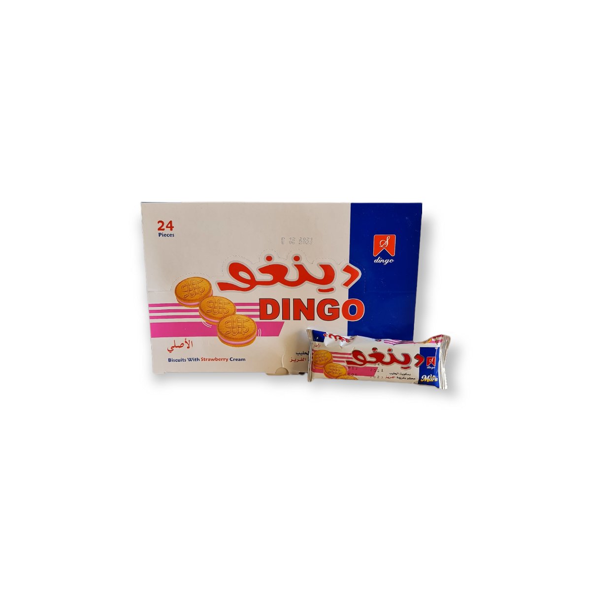 58854-1.jpg BISCUIT DINGO M JORDGUBBAR CREMA - Bild 1