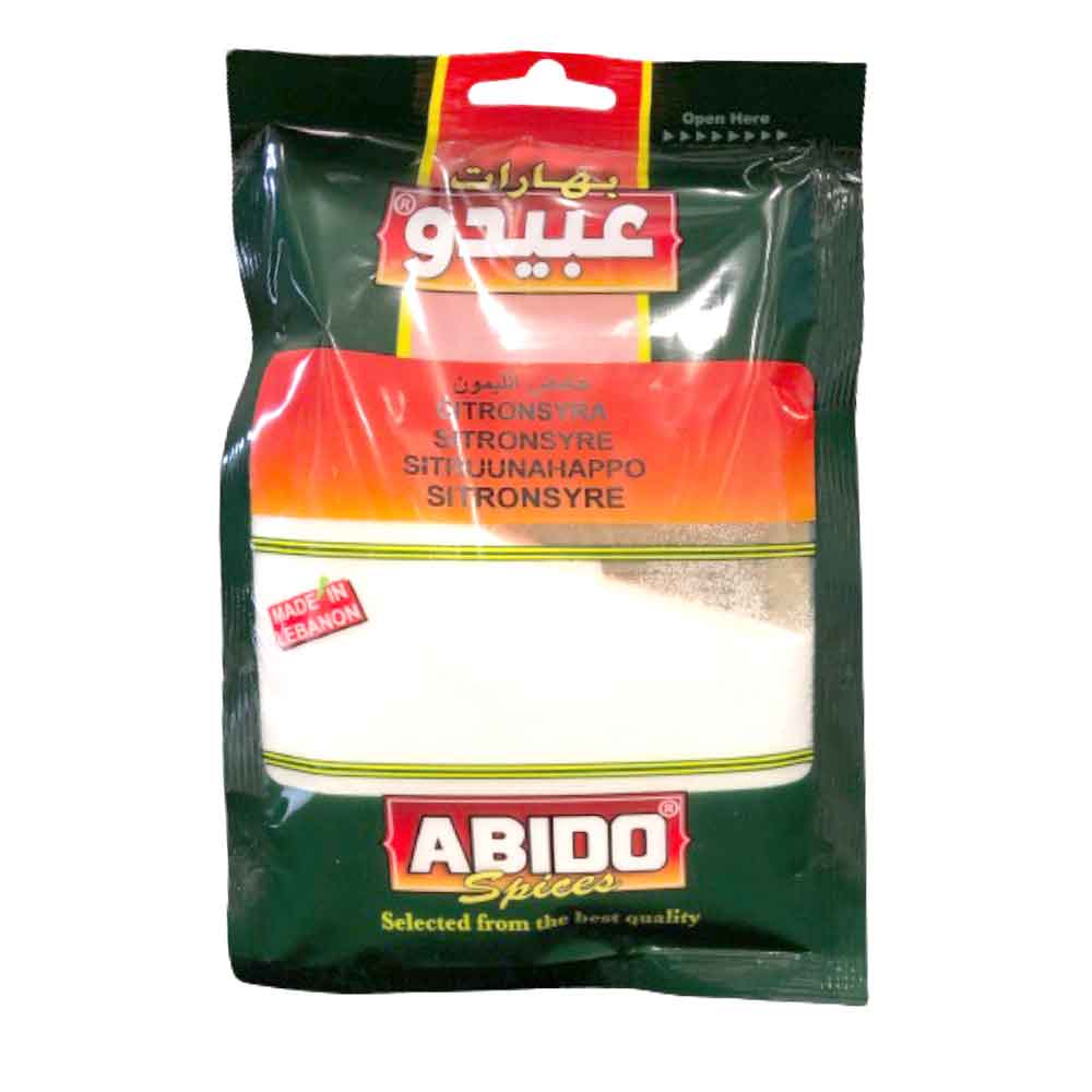 ABIDO-KRYDDA-CITRONSYRA-100G ABIDO KRYDDA CITRONSYRA 100G - Bild 1