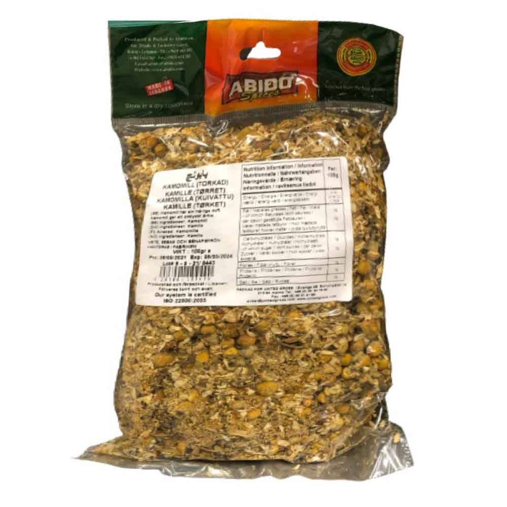 ABIDO-KRYDDA--KAMILLE-BABONEG-100G ABIDO KRYDDA KAMILLE BABONEG 100G - Bild 1