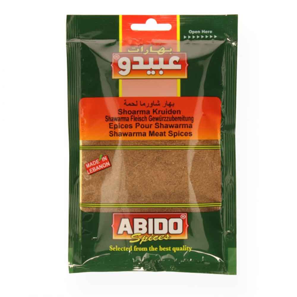ABIDO-KRYDDA-SHAWARMA-meat ABIDO KRYDDA SHAWARMA KRYDDA 50G - Bild 1