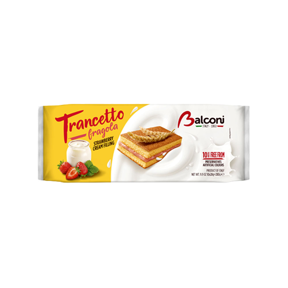 Balconi-Trancetto-fragola-1.jpg BALCONI TRANCETTO JORDGUBB 280G - الصورة 1