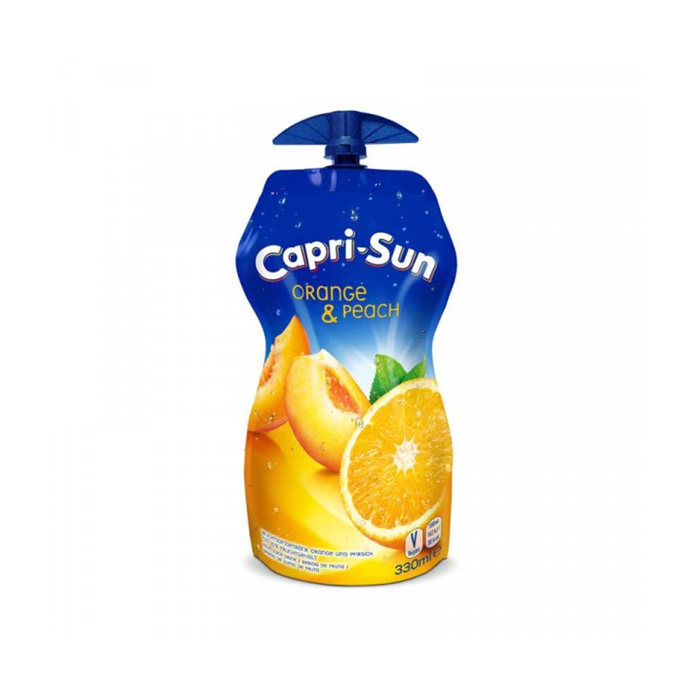 Capri-orange-peach-1.jpg CAPRISUN ORANGE & PEACH 330ML X 15ST - Bild 1