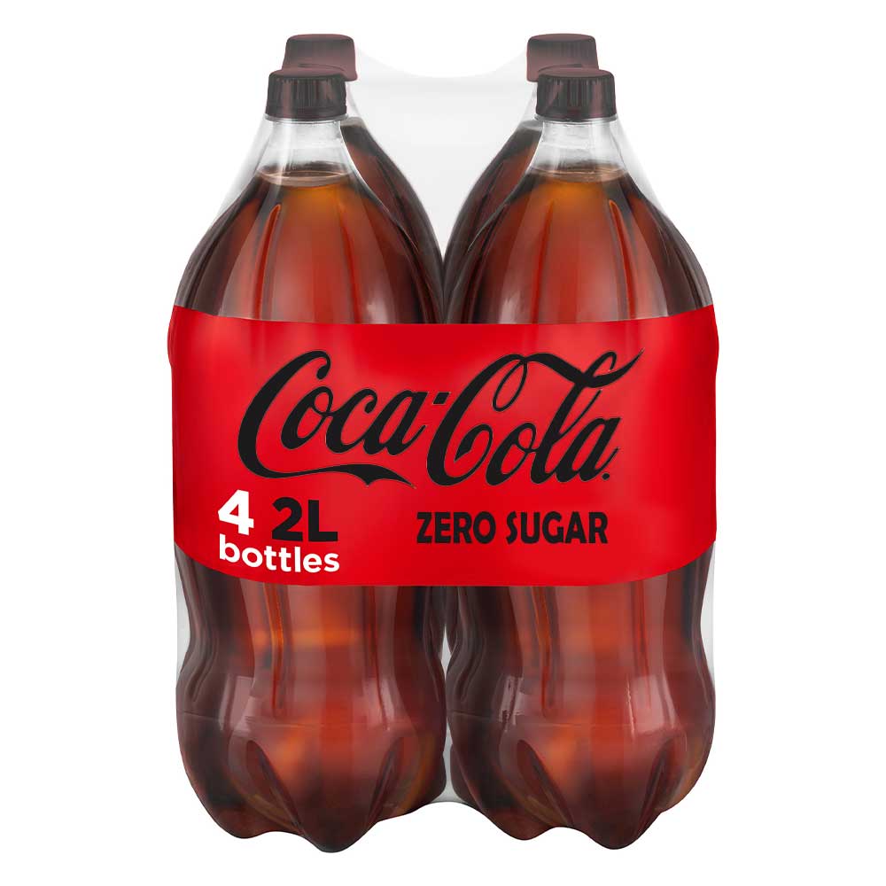 Cola-zero-2l-1.jpg COCA COLA ZERO 2L X 4ST - Bild 1