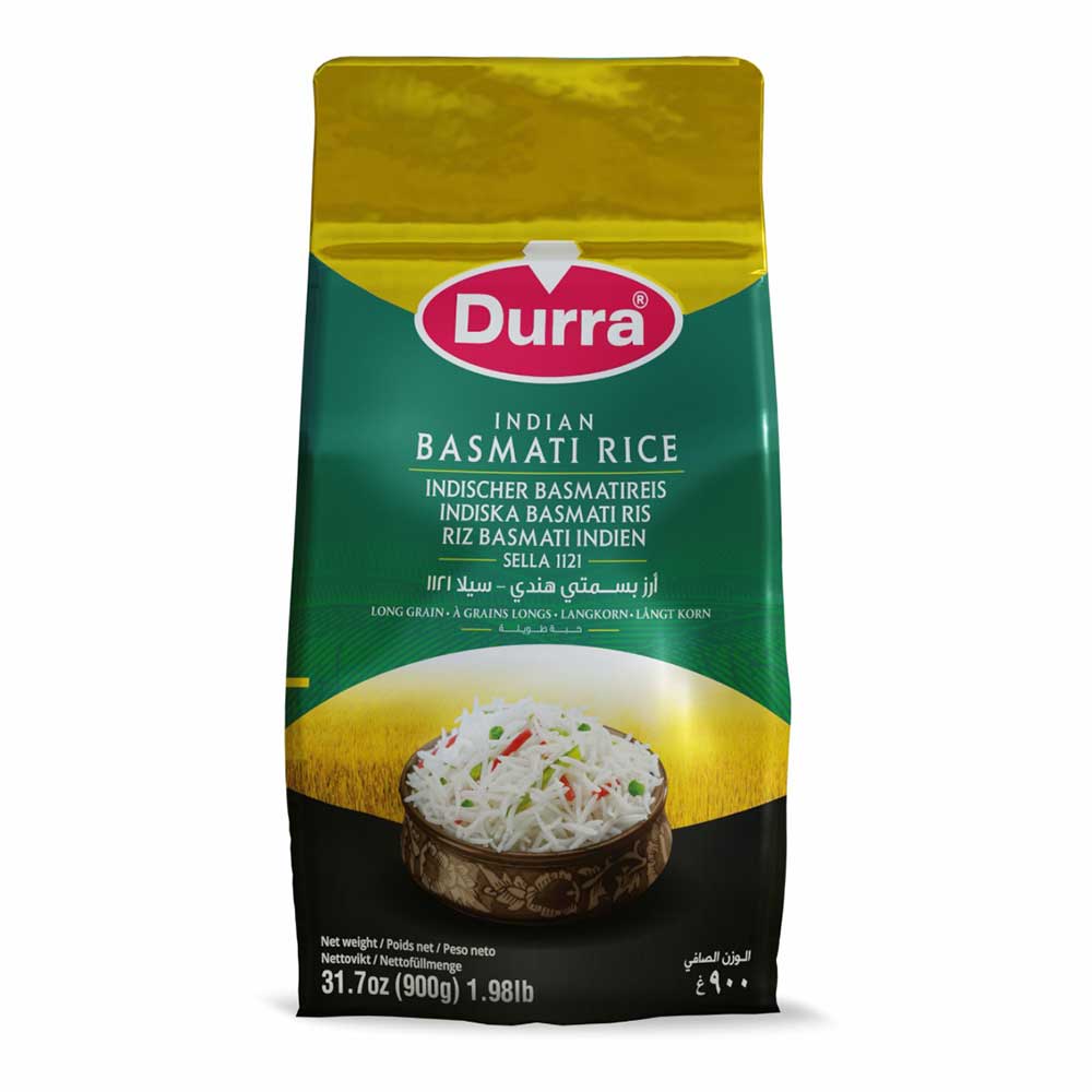 Durra-basmati-900g-1.jpg DURRA BASMATI RIS 900G - الصورة 1