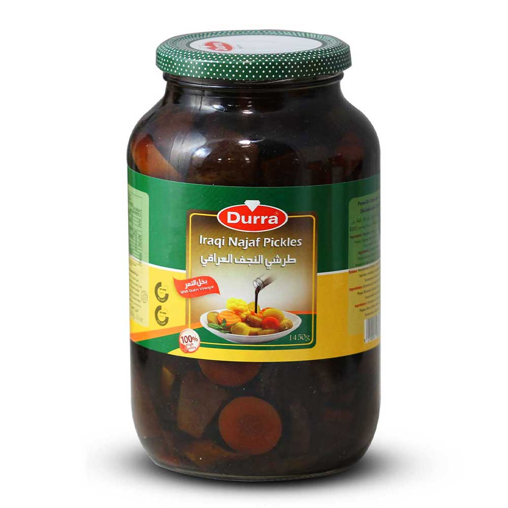 Durra-najaf-vinager-1400-1.jpg DURRA NAJAF PICKLES VINÄGER 1300G - Bild 1