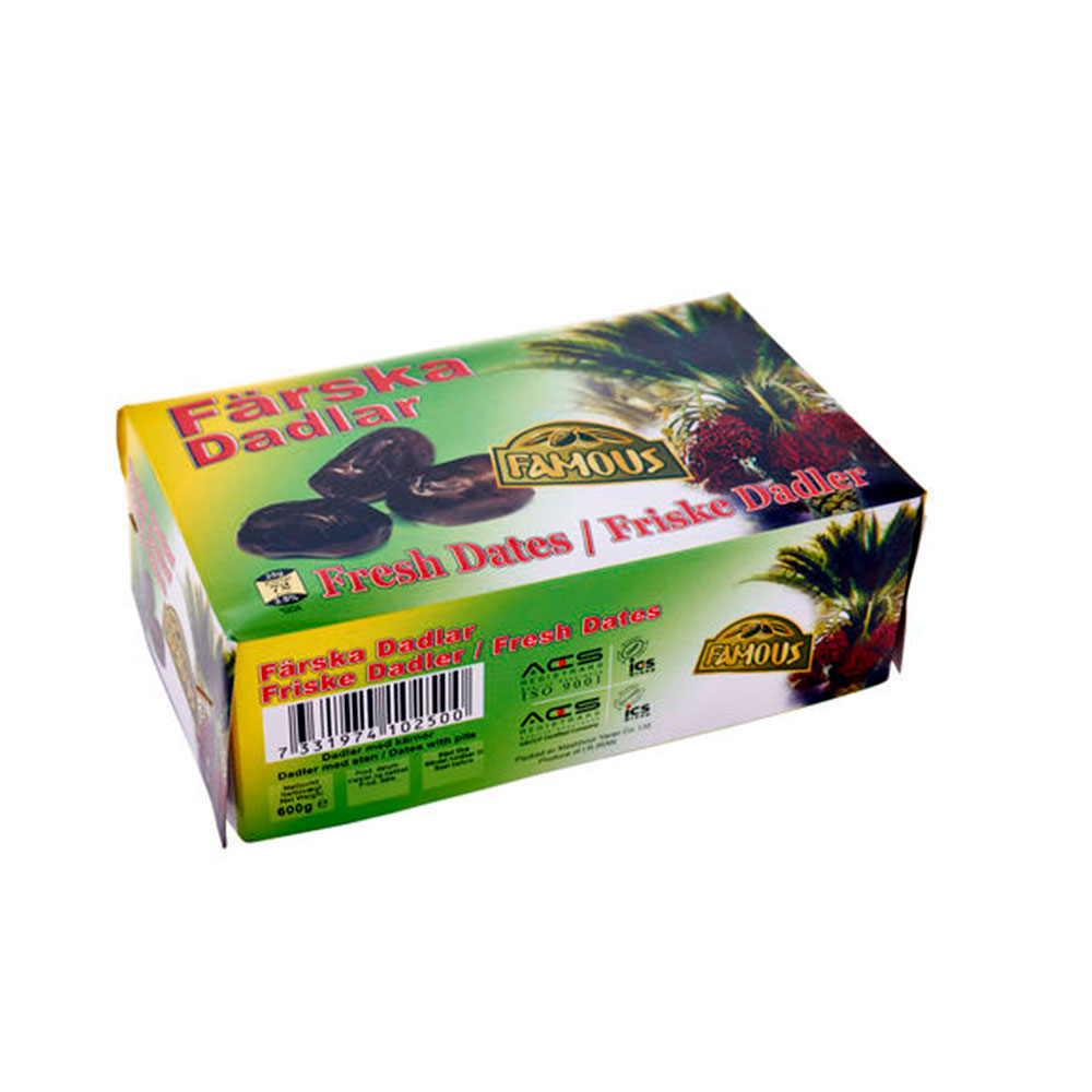 Farska-dadlar-Famos-1.jpg DADLAR FAMOUS FÄRSKA 600G - الصورة 1