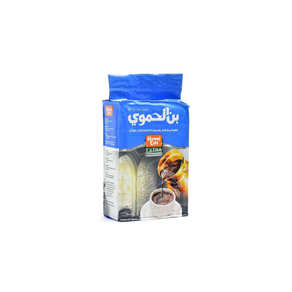 Hamwi-Arabiskt-kaffe-Extra-kardemumma-500g-بن-الحموي-هال-اكسترا-1.jpg HAMWI KAFE EXTRA KARDEMUMMA 450G - Bild 1