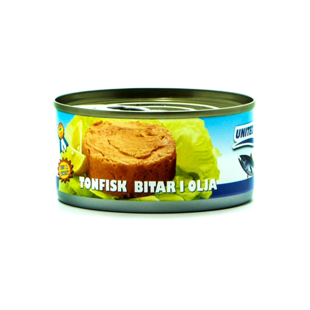 United-Gross-Tonfisk-i-olja-1.jpg UN TONFISK BITAR OLJA 170G - الصورة 1