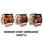 KONSERV STEKT GRÖNSAKER 430G