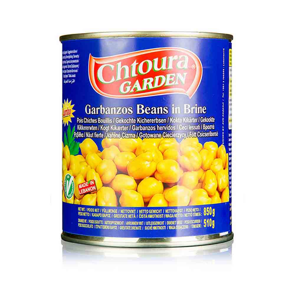 chtoura-garden-hummos-800g.jpg CHTOURA GARDEN KIKÄRTOR 800G - الصورة 1