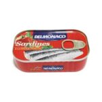 DELMONACO SARDINER I TOMAT 125G
