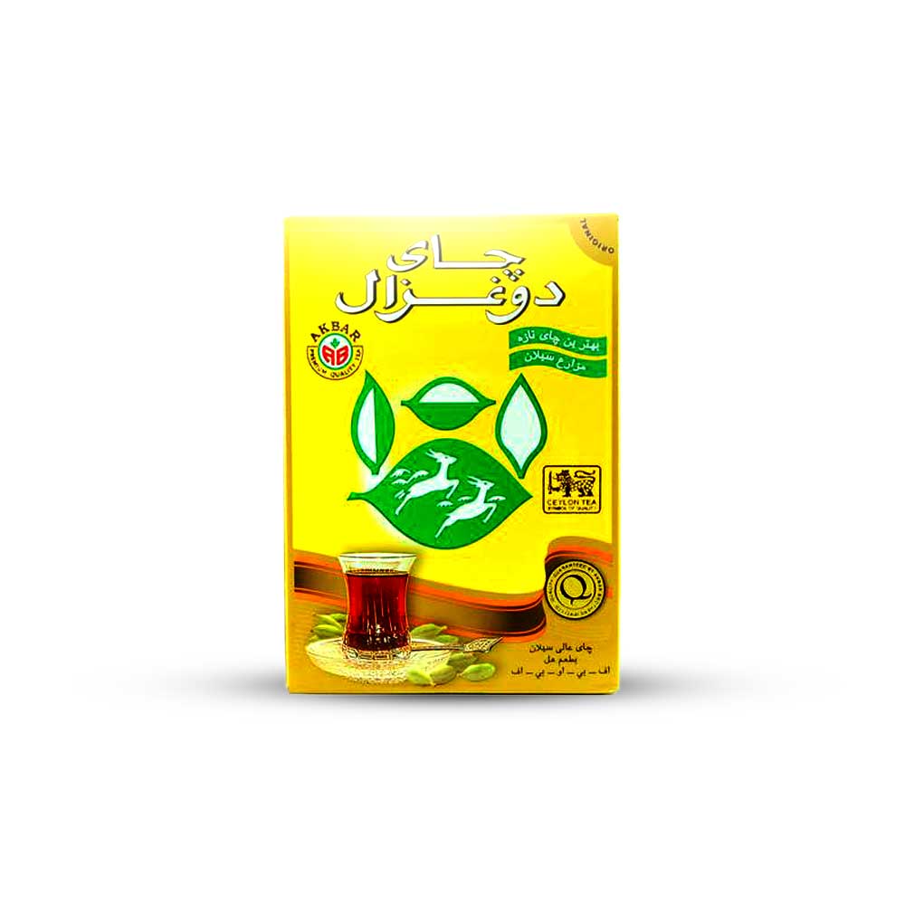 do-ghazal-tea-شاي-دو-غزال-1.jpg DO GHAZAL KARDEMUMA LÖS 500G - الصورة 1