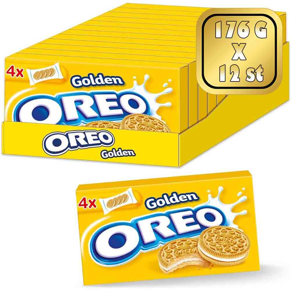 golden-oreo.jpg OREO KEX GOLDEN 176G - Bild 1
