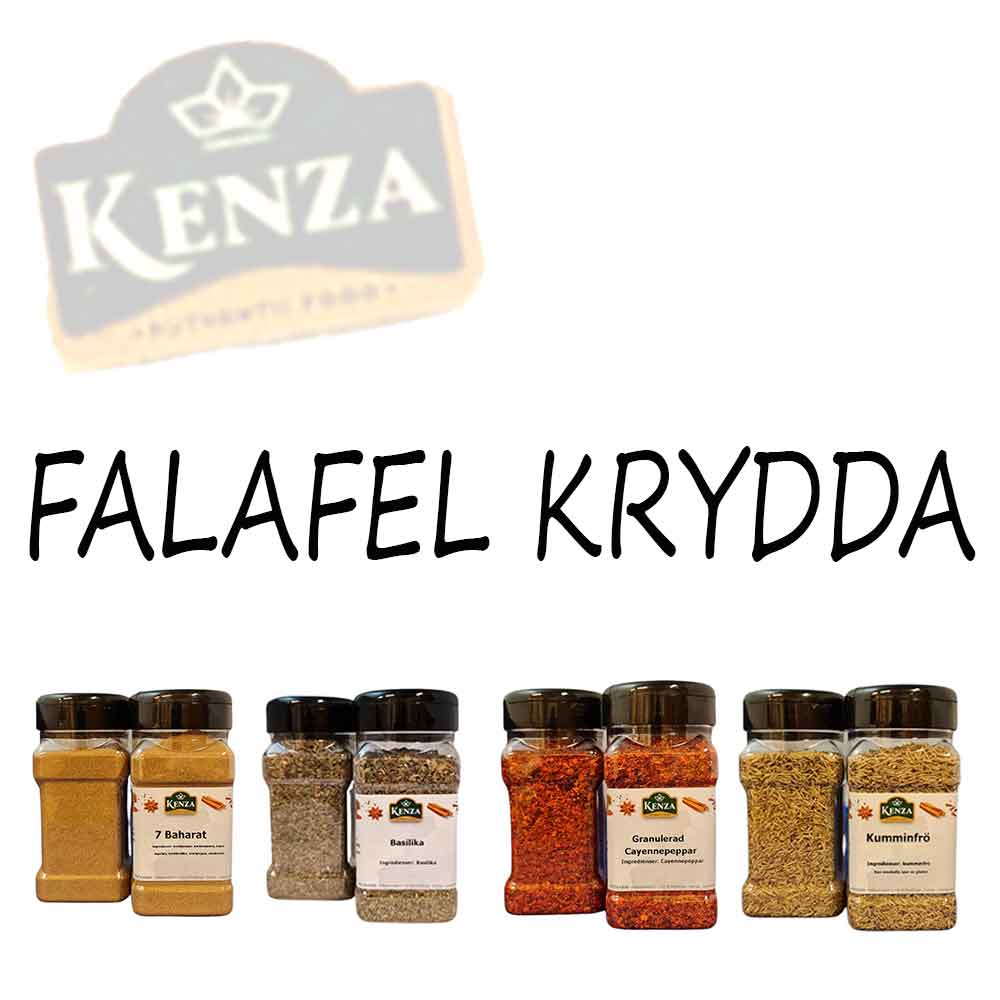 kenza-FALAFEL-KRYDDA.jpg KENZA FALAFEL KRYDDA I BURK 140G - الصورة 1