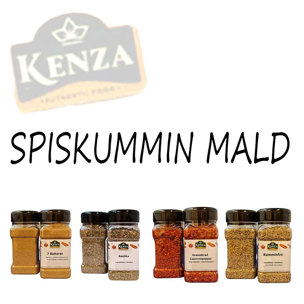 kenza-SPISKUMMIN-MALD.jpg KENZA SPISKUMMIN MALD I BURK 150G - Bild 1